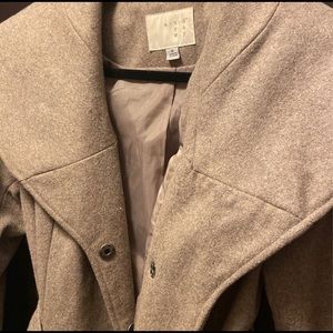 Beige Overcoat